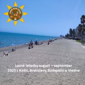 Lacné letenky august - september 2025 